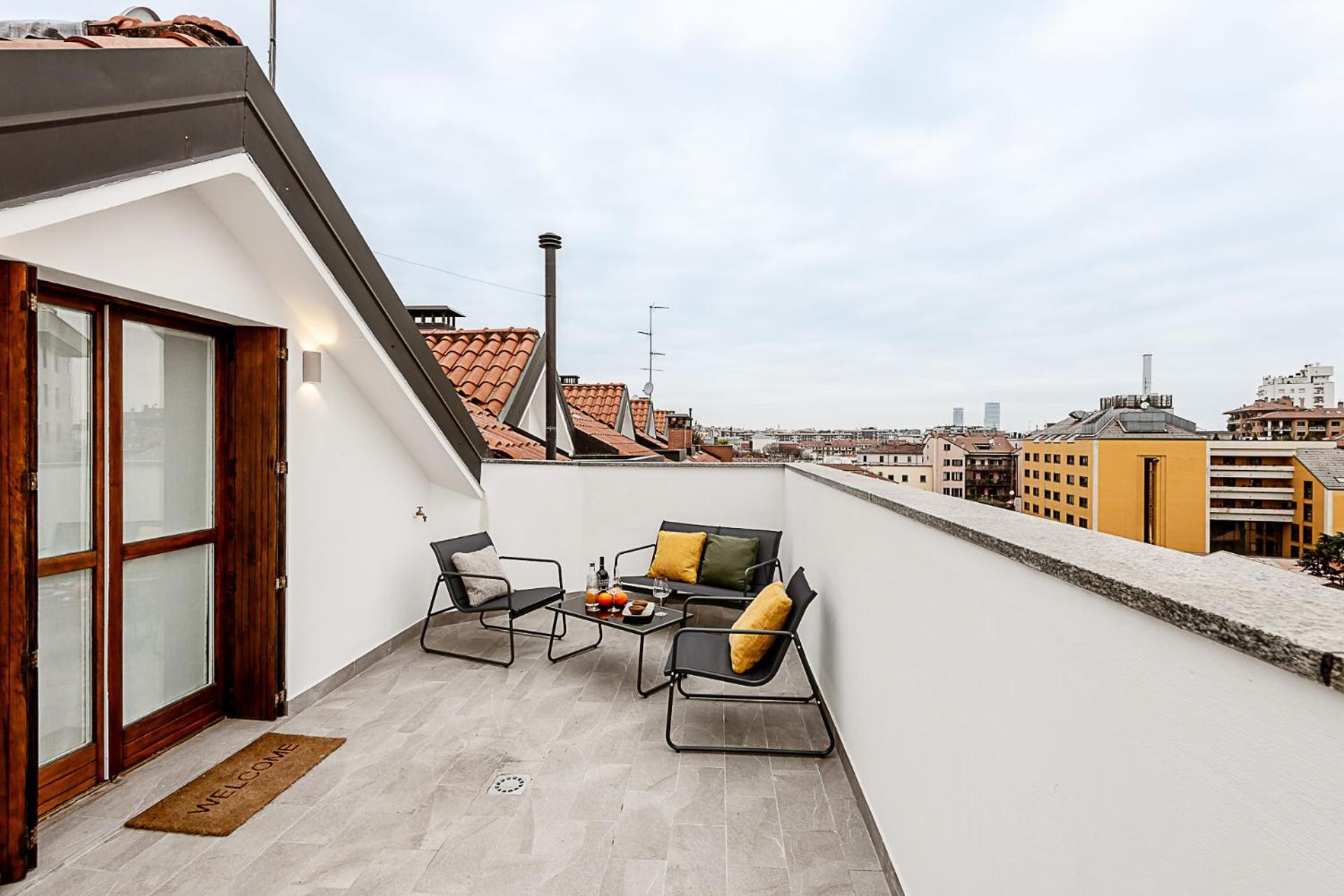 Stayeasy Argelati40 - Penthouse With 2 Bedrooms, 2 Bathrooms And Terrace - Navigli Milán Exterior foto